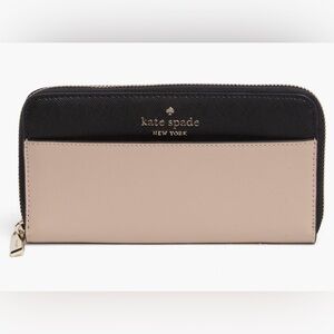 ♠️Kate Spade Black NY Staci Continental Wallet